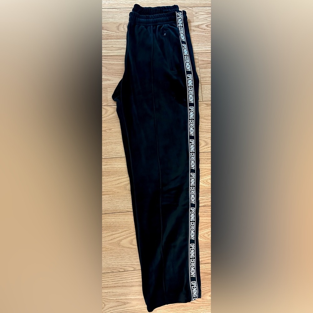 Opening Ceremony Women’s Black Joggers with Logo Trim